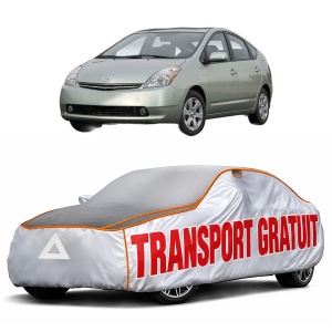 Husa Prelata Antigrindina Auto TOYOTA PRIUS Liftback (_W2_) din 2003-2009, Protectie auto contra intemperiilor la grindina, Waterproof, 4x Stickere auto TOYOTA