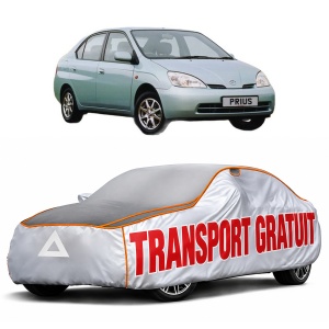 Husa Prelata Antigrindina Auto TOYOTA PRIUS Saloon (_W1_) din 2000-2003, Protectie auto contra intemperiilor la grindina, Waterproof, 4x Stickere auto TOYOTA