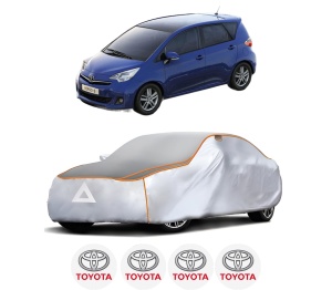 Husa Prelata Antigrindina Auto TOYOTA VERSO S (_P12_) din 2010-2016, Protectie auto contra intemperiilor la grindina, Waterproof, 4x Stickere auto TOYOTA - Img 2