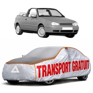 Husa Prelata Antigrindina Auto Volskwagen GOLF IV Cabriolet (1E7) din 1998-2002, Protectie auto contra intemperiilor la grindina, Waterproof, 4x Stickere auto Volskwagen