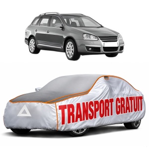 Husa Prelata Antigrindina Auto Volskwagen GOLF V Variant (1K5) din 2007-2009, Protectie auto contra intemperiilor la grindina, Waterproof, 4x Stickere auto Volskwagen