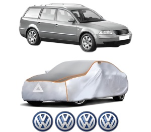 Husa Prelata Antigrindina Auto Volskwagen PASSAT B5.5 Variant (3B6) din 2000-2005, Protectie auto contra intemperiilor la grindina, Waterproof, 4x Stickere auto Volskwagen - Img 2
