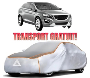 Husa Prelata Antigrindina Auto VOLVO XC60 I SUV (156) din 2008-2017, Protectie auto contra intemperiilor la grindina, Waterproof, 4x Stickere auto VOLVO