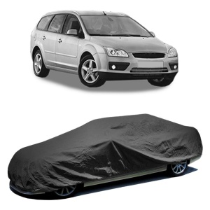 Husa prelata auto pentru FORD FOCUS II Turnier, impermeabilă, rezistentă la intemperii, neagră - Img 2