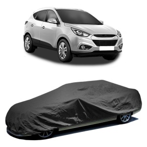 Husa prelata auto pentru HYUNDAI ix35 Van 2009 - 2015, culoare negru, material textil impermeabil, rezistanta la intemperii praf UV, CARPASSION Husa Protectie - Img 2