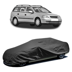 Husa prelata auto pentru OPEL ASTRA G Estate (T98) 1998 - 2004, culoare negru, material textil impermeabil, rezistanta la intemperii praf UV, CARPASSION Husa Protectie - Img 2