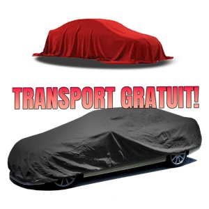 Husa prelata auto pentru TOYOTA COROLLA CROSS (ZVG1_, ZSG1_, MXGH1_, MXGA1_) 2022, culoare negru, material textil impermeabil, rezistanta la intemperii praf UV, CARPASSION Husa Protectie
