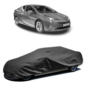 Husa prelata auto pentru TOYOTA PRIUS (_W5_) 2015 - 2022, culoare negru, material textil impermeabil, rezistanta la intemperii praf UV, CARPASSION Husa Protectie - Img 2