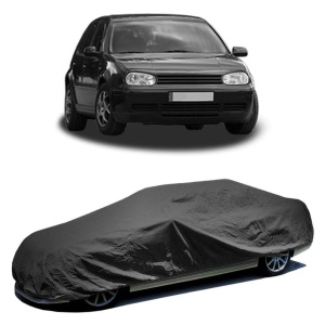 Husa prelata auto pentru Volkswagen Golf IV Van (1J1) 1997 - 2004, culoare negru, material textil impermeabil, rezistanta la intemperii praf UV, CARPASSION Husa Protectie - Img 2