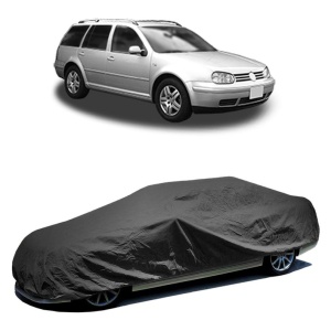 Husa prelata auto pentru Volkswagen Golf VAN IV Variant (1J5) 1999 - 2006, culoare negru, material textil impermeabil, rezistanta la intemperii praf UV, CARPASSION Husa Protectie - Img 2