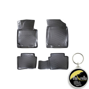 Hyundai Elantra V 2010-2015 Set 4 covorase auto din cauciuc tip tavita premium line 3D accesorii pentru autoturismul tau - masina v242142