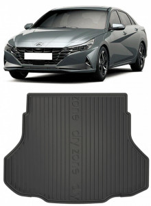 Hyundai ElantraVIIdin 2021 - Prezent Sedan Portbagaj Superior (Roata Rezerva Normala) *1, Tavita Pentru Portbagaj Lux Premium Dedicata, accesorii pentru autoturismul tau - masina v179934
