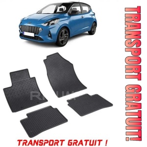 Hyundai I10 III, Hatchback, fabricat din 02.2020 - Prezent, set covorase auto dedicate, din cauciuc 100% Premium - Transport Gratuit