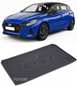 Hyundai I20 Tavita pentru portbagaj din cauciuc, compatibila Hyundai I20 III fabricatie 10.2020 - prezent, caroserie hatchback, portbagaj inferior si superior accesorii pentru autoturismul tau - masina v112251