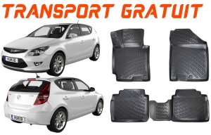 Hyundai I30 I 2007-2012 Set 4 covorase auto din cauciuc tip tavita premium line 3D accesorii pentru autoturismul tau - masina v241665