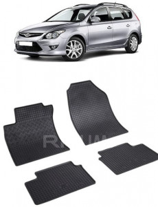 Hyundai I30 I, Combi, fabricat din 2008 - 06.2012, set covorase auto dedicate, din cauciuc 100% Premium accesorii pentru autoturismul tau - masina v155787