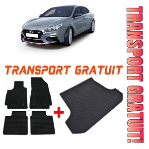 Hyundai I30 III Facelift Fastback din 2021 - Prezent *1, Set Covorase + tavita portbagaj auto