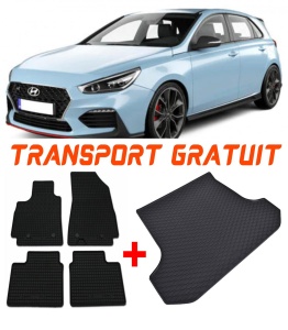 Hyundai I30 Set Covorase + tavita portbagaj auto Hyundai I30 III fabricatie 2021 - prezent, caroserie hatchback accesorii pentru autoturismul tau - masina v3104