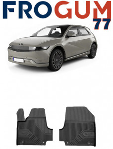 Hyundai Ioniq 5 Din 2021 - Prezent, Hatchback , Set Covorase Auto Tip Tavita Premium 3D, din cauciuc accesorii pentru autoturismul tau - masina v161764