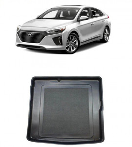 Hyundai Ioniq Elektro Hatchback din 10.2016 - 06.2022, Tavita Pentru Portbagaj Lux Premium Dedicata, Portbagaj Inferior *2 accesorii pentru autoturismul tau - masina v200935