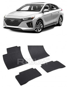 Hyundai Ioniq Elektro, Hatchback, fabricat din 10.2016 - 06.2022, set covorase auto dedicate, din cauciuc 100% Premium accesorii pentru autoturismul tau - masina v161291