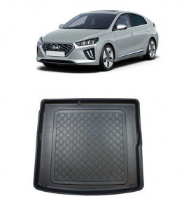 Hyundai Ioniq Hybrid Hatchback din 10.2016 - 06.2022, Tavita Pentru Portbagaj Lux Premium Dedicata, Portbagaj Inferior *1 accesorii pentru autoturismul tau - masina v189114