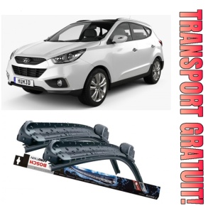 Hyundai Ix35 Set 2 stergatoare parbriz Bosch Bosch Aerotwin compatibile cu Hyundai Ix35 2009-2015 (60 cm / 40 cm)