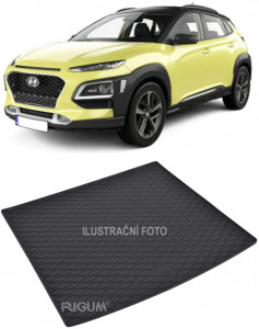 Hyundai Kona Tavita pentru portbagaj din cauciuc, compatibila Hyundai Kona Hybrid fabricatie 09.2019 - prezent, caroserie suv, portbagaj inferior accesorii pentru autoturismul tau - masina v112453