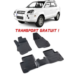 Hyundai Tucson I 2004-2009 Set 4 covorase auto din cauciuc tip tavita premium line 3D - Transport Gratuit! accesorii pentru autoturismul tau - masina v48970