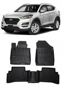 Hyundai Tucson, Suv, Din 12.2020 - Prezent , Set Covorase Auto Tip Tavita Premium 3D, din cauciuc accesorii pentru autoturismul tau - masina v172869