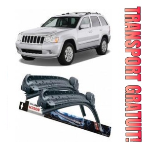 Jeep Cherokee Set 2 stergatoare parbriz Bosch Bosch Aerotwin compatibile cu Jeep Cherokee 2003-2008 (53 cm / 53 cm)