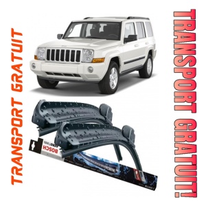 Jeep Commander Set 2 stergatoare parbriz Bosch Bosch Aerotwin 45 cm/45 cm compatibile cu Jeep Commander Van (Xh) din 2005-2010 (45 cm / 45 cm)