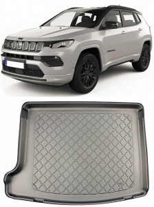 Jeep Compass Tavita pentru portbagaj compatibila Jeep Compass II (MP) 4xe fabricatie 07.2020 - prezent, caroserie suv, portbagaj superior, podea variabila in pozitie superioara accesorii pentru autoturismul tau - masina v110035