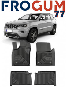 Jeep Grand Cherokee IV Din 10.2010 - Prezent, Suv , Set Covorase Auto Tip Tavita Premium 3D, din cauciuc accesorii pentru autoturismul tau - masina v169121