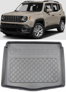 Jeep Renegade Facelift Suv din 06.2018 - Prezent, Tavita Pentru Portbagaj Lux Premium Dedicata, Portbagaj Inferior *2 accesorii pentru autoturismul tau - masina v185169