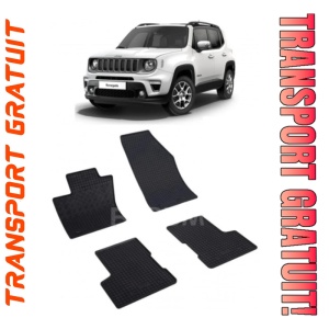 Jeep Renegade MhEV fabricat din 2021 - Prezent, Suv, set covorase auto dedicate, din cauciuc 100% Premium