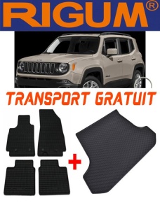 Jeep Renegade Suv din 09.2014 - 06.2018 *1, Set Covorase + tavita portbagaj auto accesorii pentru autoturismul tau - masina v264
