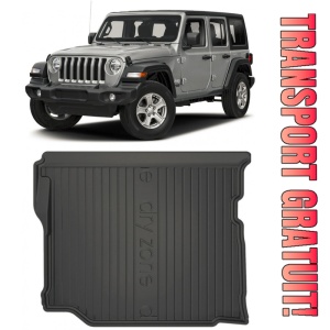 Jeep Wrangler Jl din 11.2017 - Prezent Suv Fara Subwoofer *1, Tavita Pentru Portbagaj Lux Premium Dedicata, - Img 1
