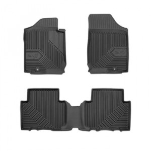 Kia Carens II Din 11.2006 - 12.2012, Van , Set Covorase Auto Tip Tavita Premium 3D, din cauciuc accesorii pentru autoturismul tau - masina v161738