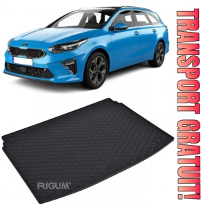 Kia Ceed Tavita pentru portbagaj din cauciuc, compatibila Kia Ceed III fabricatie 06.2018 - prezent, caroserie hatchback, portbagaj inferior