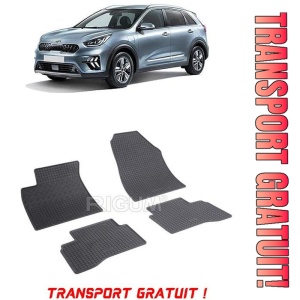 Kia Niro Hybrid, Suv, fabricat din 08.2016 - Prezent, set covorase auto dedicate, din cauciuc 100% Premium - Transport Gratuit