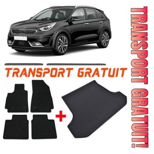 Kia Niro Suv din 08.2016 - Prezent, Set Covorase + tavita portbagaj auto Portbagaj Superior *1