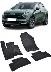 Kia Sportage MhEV fabricat din 2022 - Prezent, Suv, set covorase auto dedicate, din cauciuc 100% Premium accesorii pentru autoturismul tau - masina v150285