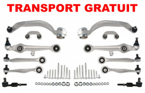 Kit complet de brate suspensie fata, compatibil cu Volkswagen Passat B5 sedan, B5.5 fabricat intre anii 1996-2005 accesorii pentru autoturismul tau - masina v107974