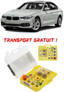 Kit trusa Set becuri H7 compatibila cu Bmw F30 din 2011 - 2019 , bec far, semnalizare , pozitie, iluminare numar, frana, plafoniera, stop frana