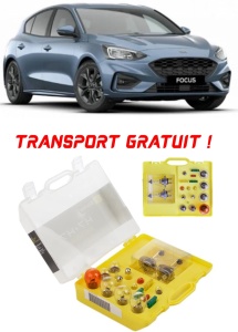 Kit trusa Set becuri H7 compatibila cu Ford Focus IV din 2018 - 2021 , bec far, semnalizare , pozitie, iluminare numar, frana, plafoniera, stop frana