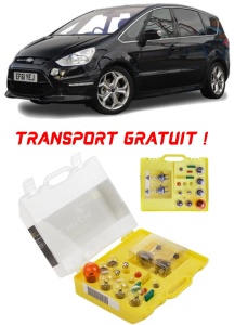 Kit trusa Set becuri H7 compatibila cu Ford S-Max I din 2006 - 2015 , bec far, semnalizare , pozitie, iluminare numar, frana, plafoniera, stop frana