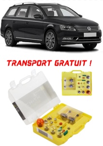 Kit trusa Set becuri H7 compatibila cu Volkswagen Passat B7 din 2010 - 2015 , bec far, semnalizare , pozitie, iluminare numar, frana, plafoniera, stop frana