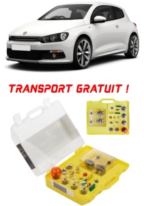 Kit trusa Set becuri H7 compatibila cu Volkswagen Scirocco III din 2008 - 2017 , bec far, semnalizare , pozitie, iluminare numar, frana, plafoniera, stop frana