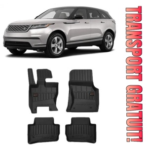 Land Rover Range Rover Velar, Suv, Din 09.2017 - Prezent, L560 , Set Covorase Auto Tip Tavita Premium 3D, din cauciuc